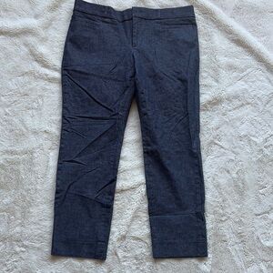 Banana Republic Navy Straight-Leg Pants – Size 6P | Classic | Preppy Capsule